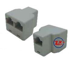 0636 - ADAPTADOR PARA TELEFONE - YH204 8P8C T 3 FÊMEA RJ45