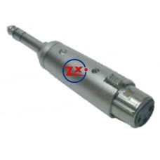 0277 - PLUG ADAPTADOR - LS1037 P10 STEREO PARA CANNON MACHO XLR/P10 3 VIAS