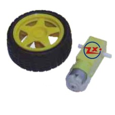 0003-3-4 - ARDUINO RODA 68MM COM MOTOR