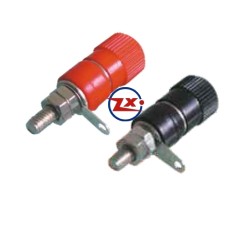 0205-60 - BORNE PARA PINO BANANA MÉDIO - Vermelho - Preto