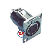 0271-4 - CANNON PAINEL LS1022 FÊMEA PAINEL XLR 3 VIAS PRATEADO