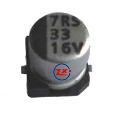16V33UF 5x5 - CAPACITOR ELETROLÍTICO SMD