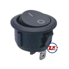 0028 – Chave Gangorra KCD1-106-101 2T 6A 250V com marcação cores: pt e verde