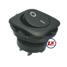 0030-6 – Chave Gangorra KCD1-108-101 2T 10A 250V Preta com rosca