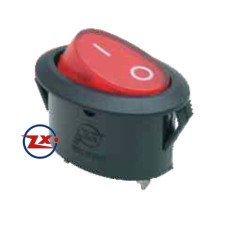 0032-1 – Chave Gangorra KCD1-115N com neon 3T 6A 250V com marcação cores: az/vd/vm