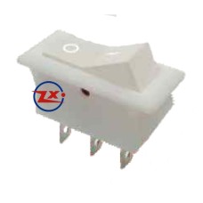 0036-8 – Chave Gangorra KCD2-102  3T 15A 250V Bege com marcação  