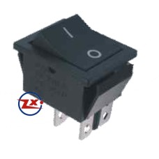 0043 – Chave Gangorra KCD4-201C 4T 15/30A 250V com marcação preta