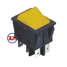 0046-1 – Chave Gangorra KCD4-203/RN 6T 15A 250V sem marcação amarela