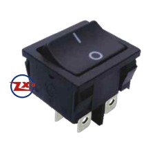 0047-1 – Chave Gangorra KCD5-201 4T 6A/12A 250V com marcação preta