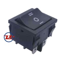 0049 – Chave Gangorra KCD5-203  6T 6A/12A 250V com marcação 3 posições preta