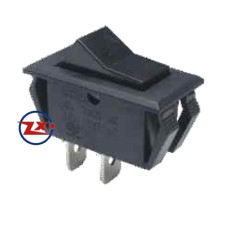 0050-1 – Chave Gangorra KCD6-101 2T 6A 250V c/ marcação preta