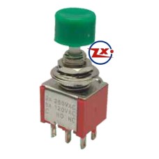 0119-2 - DS-622 Chave Push Button Vermelho Verde Preto