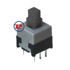 0150-6 - CHAVE BOTÃO - 8,5x8,5 SEM TRAVA MOMENTÂNEA CLICK 