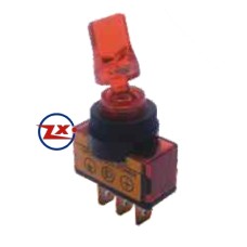 0135 - Chave com Alavanca ASD-14D com Neon 12V - Azul Vermelho Verde Amarelo