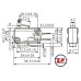 0066 - Chave Micro Switch - KW11-7-2 - 14mm com Roldana