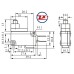 0068 - Chave Micro Switch - KW11-7-1 (AN)PT Prova d'água