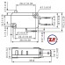 0069-0 - Chave Micro Switch - KW11-7-6 - 2T 16A 250V PT Peram Larg