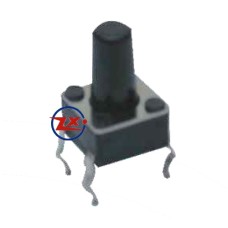 0074 - Chave Tactil - KFC-A06-6X6X9,5 4T 180°