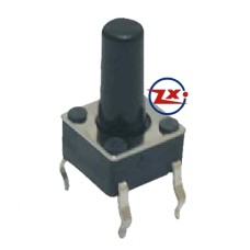 0075 - Chave Tactil - KFC-A06-6X6X13 4T 180°