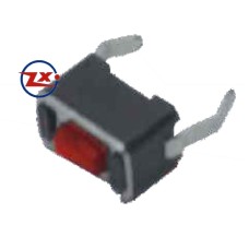 0087-6 Chave Tactil - KFC-A06-3X6X5 180° Vermelho