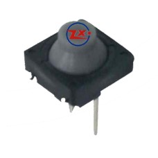 0088-1 - Chave Tactil - KLT-113 Tactil Borracha 8x8 2 Pinos 180° Cinza