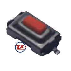 0092 - Chave Tactil - KFC-A06-3X6X2,5 SMD Vermelho