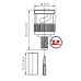 0298-1 - CONECTOR BNC - HBN-001 RG58 PARA CLIPAR MACHO