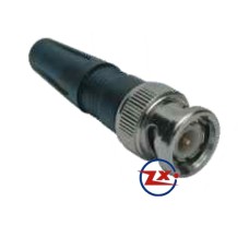 0300-1 - CONECTOR BNC - HBN-100 MACHO PARA SOLDA RETO CAPA PLÁSTICO