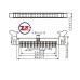 0371-1 - CONECTOR HEADER 90° COM EJETOR