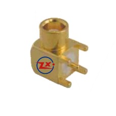 1050 - CONECTOR MCX - MCXKWE - MCX ANGULAR PINO FÊMEA PARA PLACA CI
