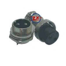 0286 - CONECTOR MIKE - LS-3001 - 3008 2 VIAS MACHO / FÊMEA