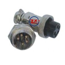 0292-4 -CONECTOR MIKE - LS3004-3011 5 VIAS DOURADO