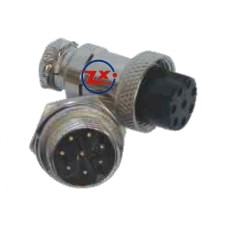 0292-7 - CONECTOR MIKE - LS-3007-3014 - 8 VIAS DOURADO