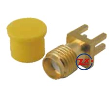 1054 - CONECTOR SMA - SMAKWE (CURTO) - SMA ANGULAR COM ROSCA CURTO PARA PLACA CI