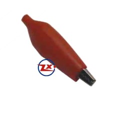 0193 - GARRA JACARÉ GRANDE - WD-027 - Vermelho - Preto