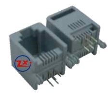 0754-1 - YH55-04 6P4C RJ11 PRETO/CINZA