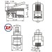 0652 - YH003 4P4C TOP RJ11 PLUG MODULAR