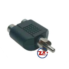 0260-53 -PLUG - HAD-053 PLUG RCA E 2 RCA FÊMEA
