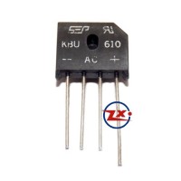 6998 - Ponte Retificadora KBU-610 6998 - Ponte Retificadora KBU-610