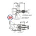 0201 - POTENCIÔMETRO - WH148-1 L15 / L20 - 1K  2K  5K  10K  20K  50K  100K  200K  220K  500K  1M