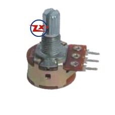 0202-8 - POTENCIÔMETRO - WH160-B-L 16 3T COM CHAVE - 1K  2K  5K  10K  20K  50K  100K  200K  500K  1M