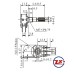 0202 -  POTENCIÔMETRO - WH148-2 L15 / L20 - 1K  2K  5K  10K  20K  50K  100K  200K  500K  1M
