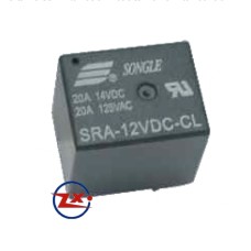 0501 -  RELÊ - T74 DC 12V 20A 5T 125V - T74 DC 24V 20A 5T 125V