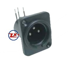 0273-4 - SPEAKON - LS1032 FÊMEA PAINEL REDONDO PLÁSTICO XLR 3 VIAS 180° 