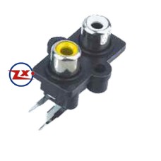 0204-12 - TOMADA RCA - AV2-8,4-7 Amarelo Branco T-AM