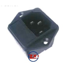 0211 - AS-07 TRIPOLAR MACHO PARA PAINEL P/FUSIVEL