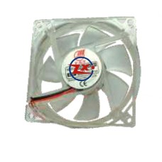 0459 - VENTUINHA - 80x80x25mm Transparente Sem Led - Vermelho, Verde, Amarelo, Azul, Branco